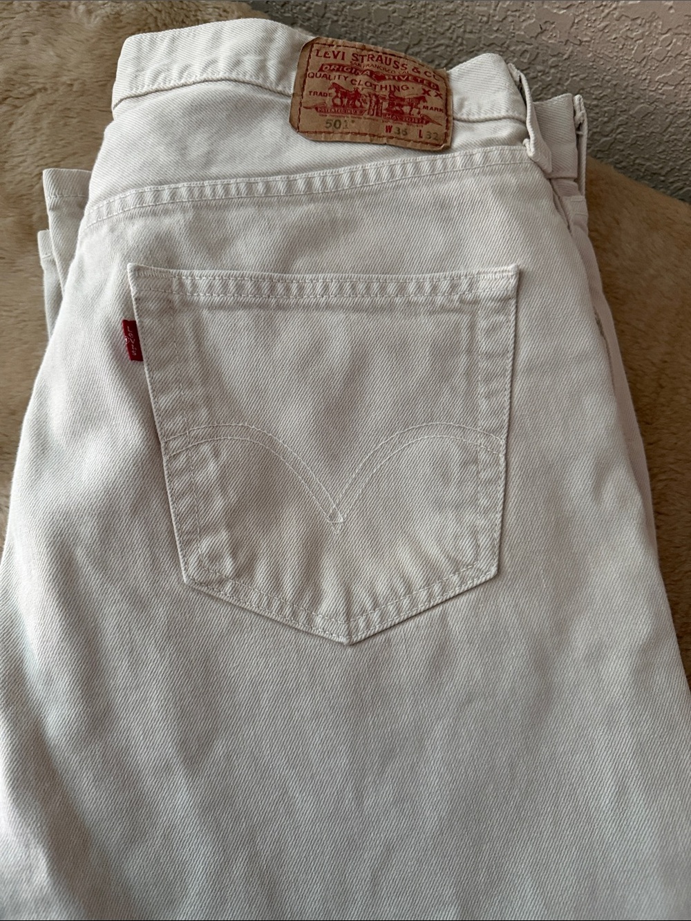 Levi’s 501 button fly jeans 3738